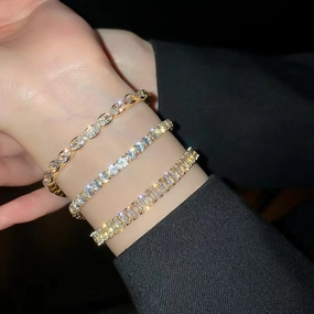 Wholesale zircon bracelet simple fashion versatile tennis bracelet