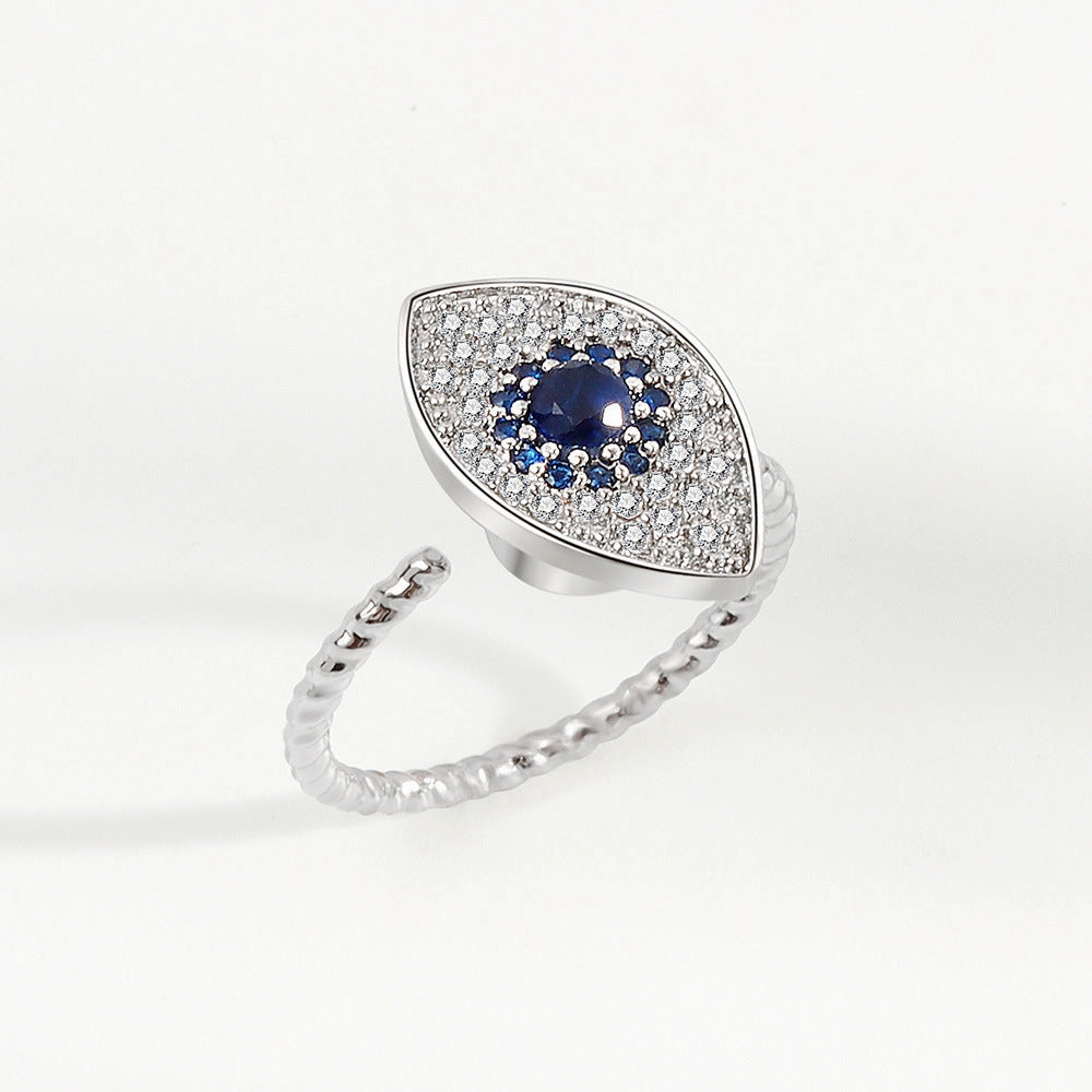 Wholesale Zircon Rotary Stone Copper Rings
