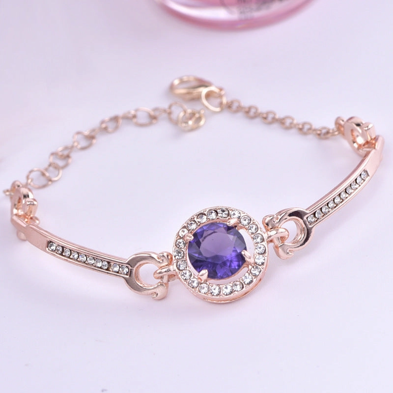 Wholesale Zircon Simple Alloy Bracelet
